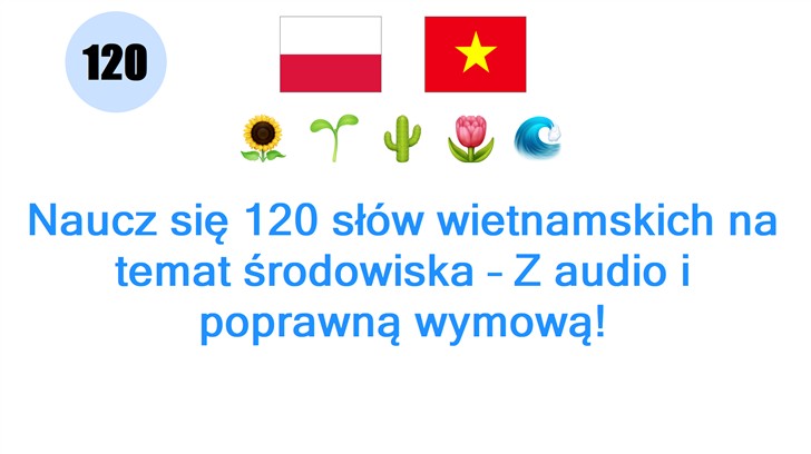 Naucz się 120 słów wietnamskich na temat środowiska – Z audio i poprawną wymową!